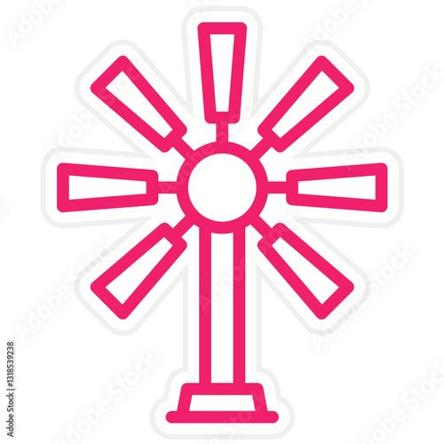 Vector Design Windmill Icon Style