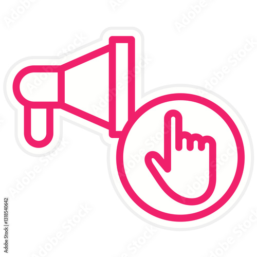 Vector Design Ad Blocker Icon Style