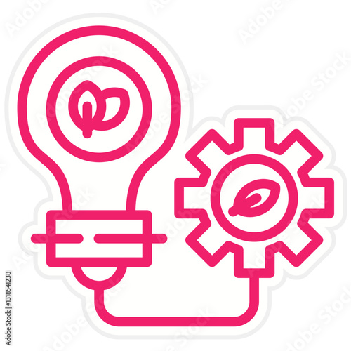 Vector Design Sustainable Energy Icon Style