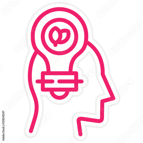 Vector Design Think Green Icon Style