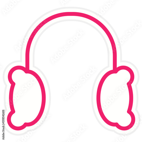 Vector Design Earmuffs Icon Style