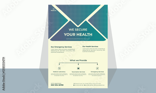 Healthcare Business Flyer – Professional Medical Template & Editable Medical Flyer Template for Healthcare & Clinics