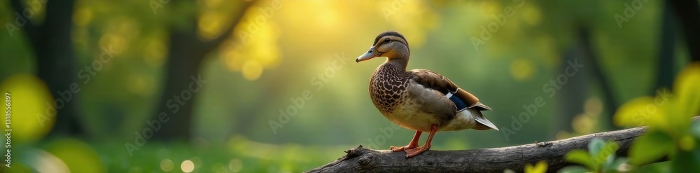 Waddling duck with cool shades on a tree branch, , farm animal, tree branch Waddling duck with cool shades on a tree branch, , farm animal, tree branch