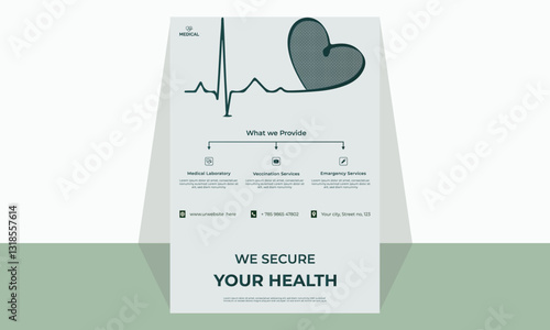 Healthcare Business Flyer – Professional Medical Template  for Healthcare & Clinics