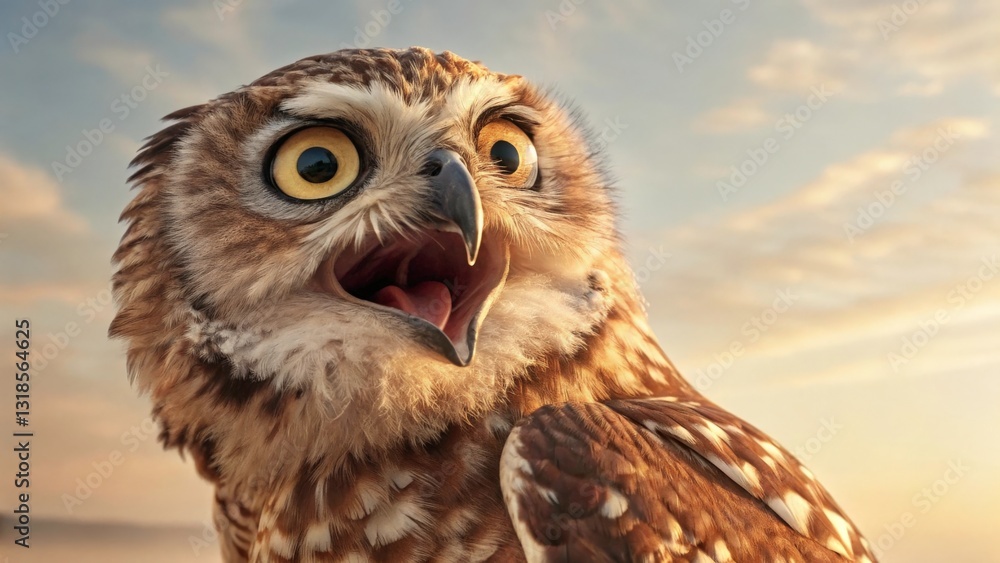 Fototapeta premium great horned owl