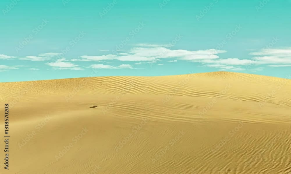 Expansive desert landscape under a clear blue sky, showcasing the beauty of arid nature, isolation, and the effects of climate change. Expansive desert landscape under a clear blue sky, showcasing the beauty of arid nature, isolation, and the effects of climate change.