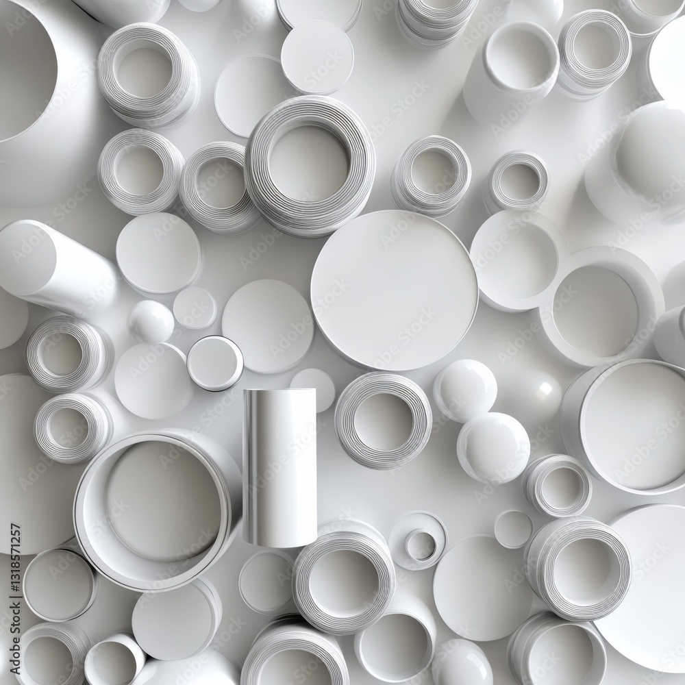 Abstract background with white paper circles. Vector illustration. Eps 10. Abstract background with white paper circles. Vector illustration. Eps 10.