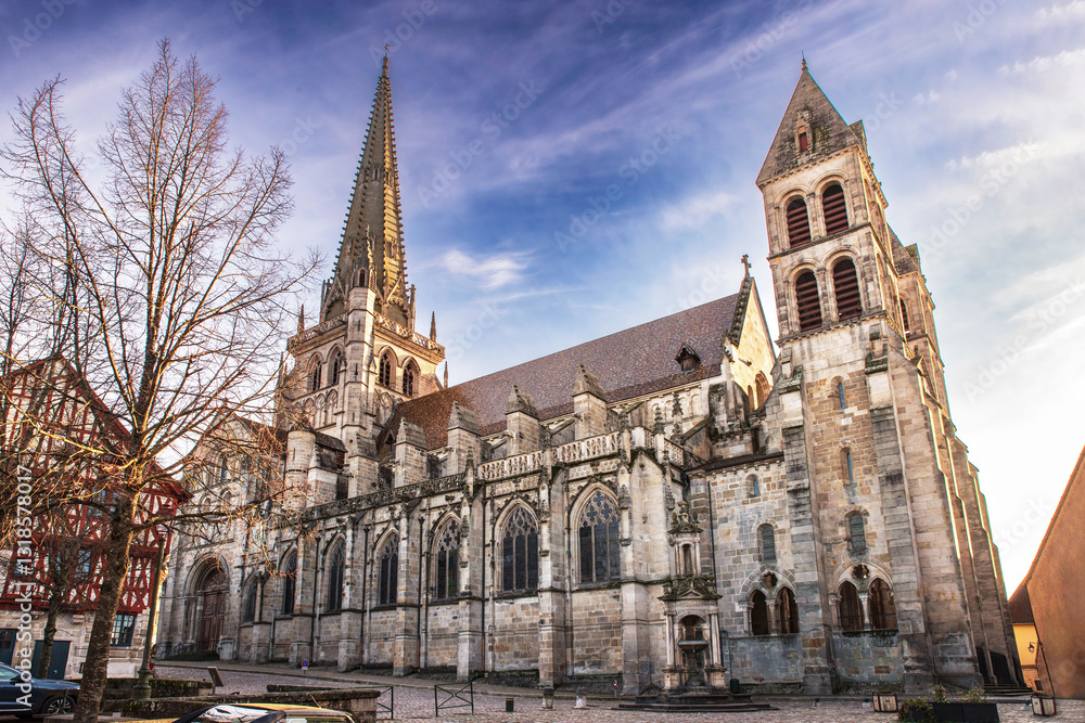 Saint Lazare Cathedral in Autun, Burgundy, France Saint Lazare Cathedral in Autun, Burgundy, France