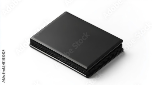 Wallpaper Mural A close up image showing a stack of black cards Torontodigital.ca