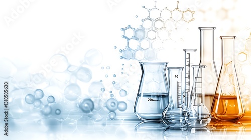 Conducting experiments in a lab using beakers and flasks science environment chemistry viewpoint