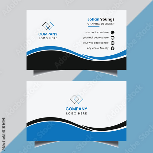creative corporate and modern business card design