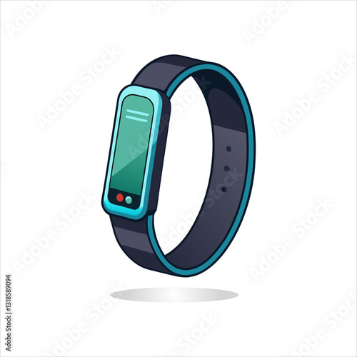 Smart Health Watch Vector Illustration

