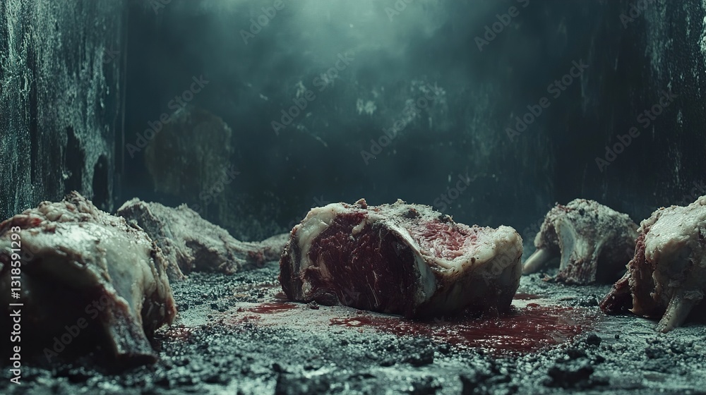 Raw Meat: A Dark Culinary Still Life