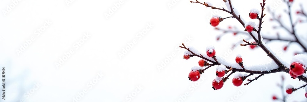 Isolated Winter Branches against White Background, snow, winter Isolated Winter Branches against White Background, snow, winter