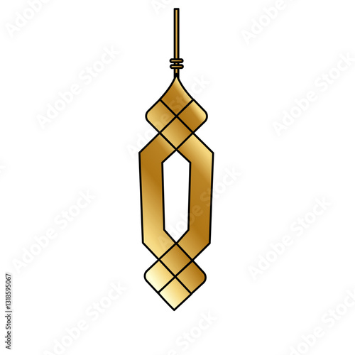 Set with gold extruded embossed patterns.