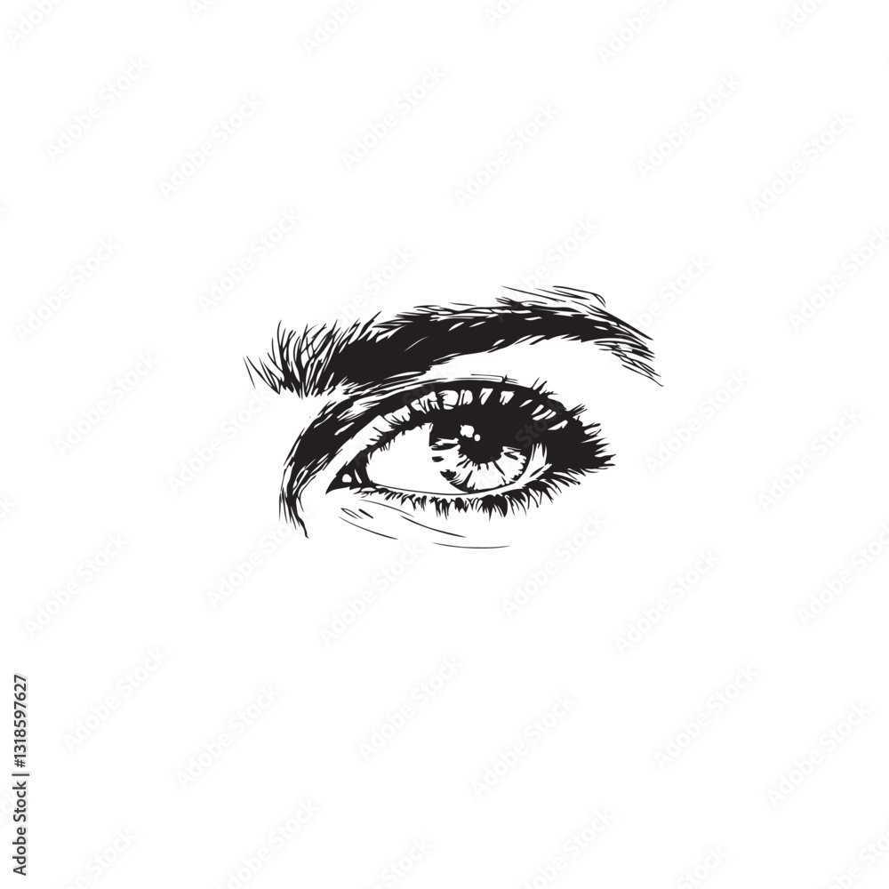 Fototapeta premium eye of the girl