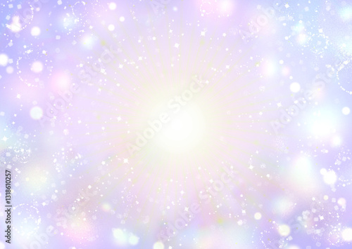 神秘的、メルヘン、幻想的なきらきら光るシンプルグラデーション背景壁紙イラストテクスチャ【紫、ピンク】