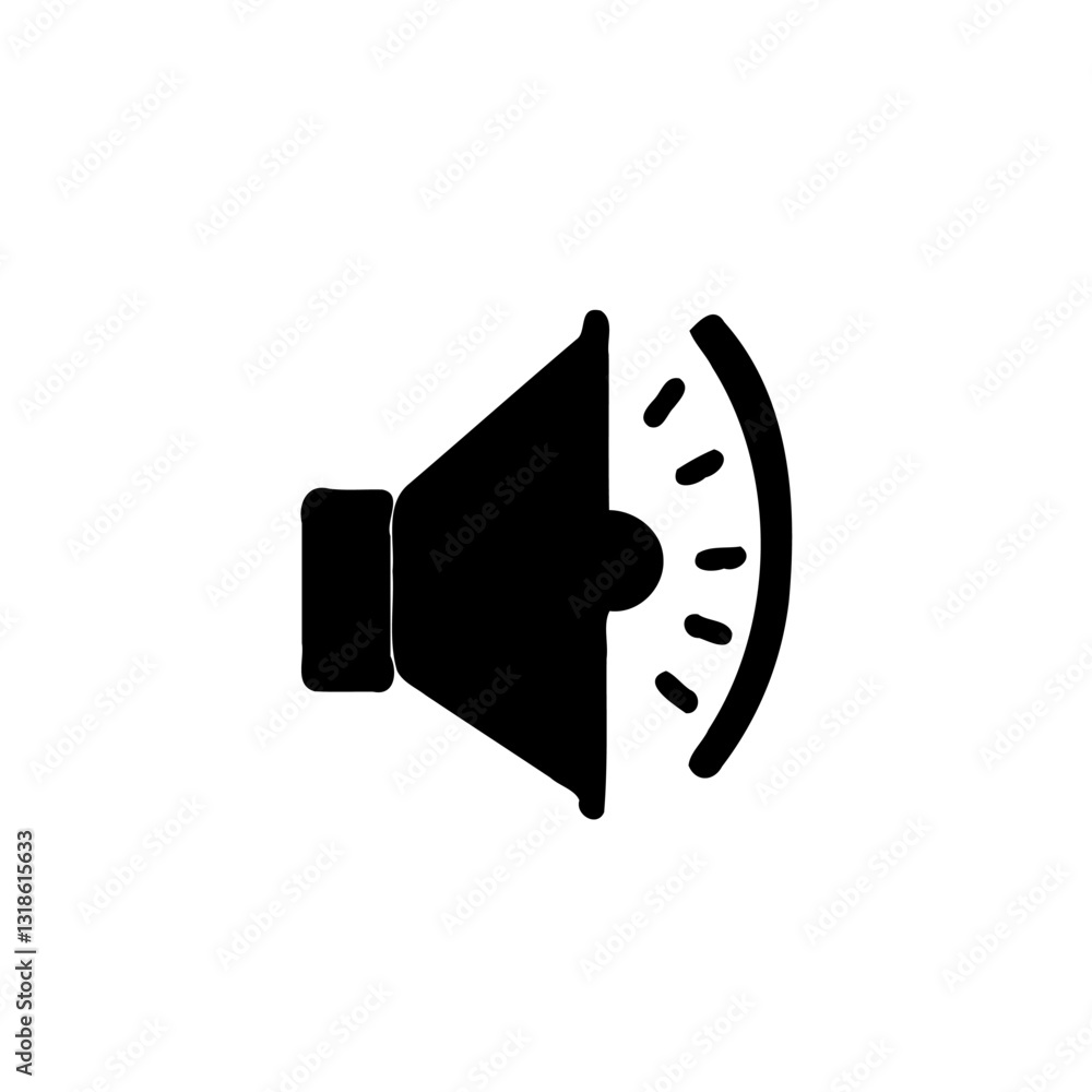 Audio Volume Symbol for Sound and Communication Audio Volume Symbol for Sound and Communication