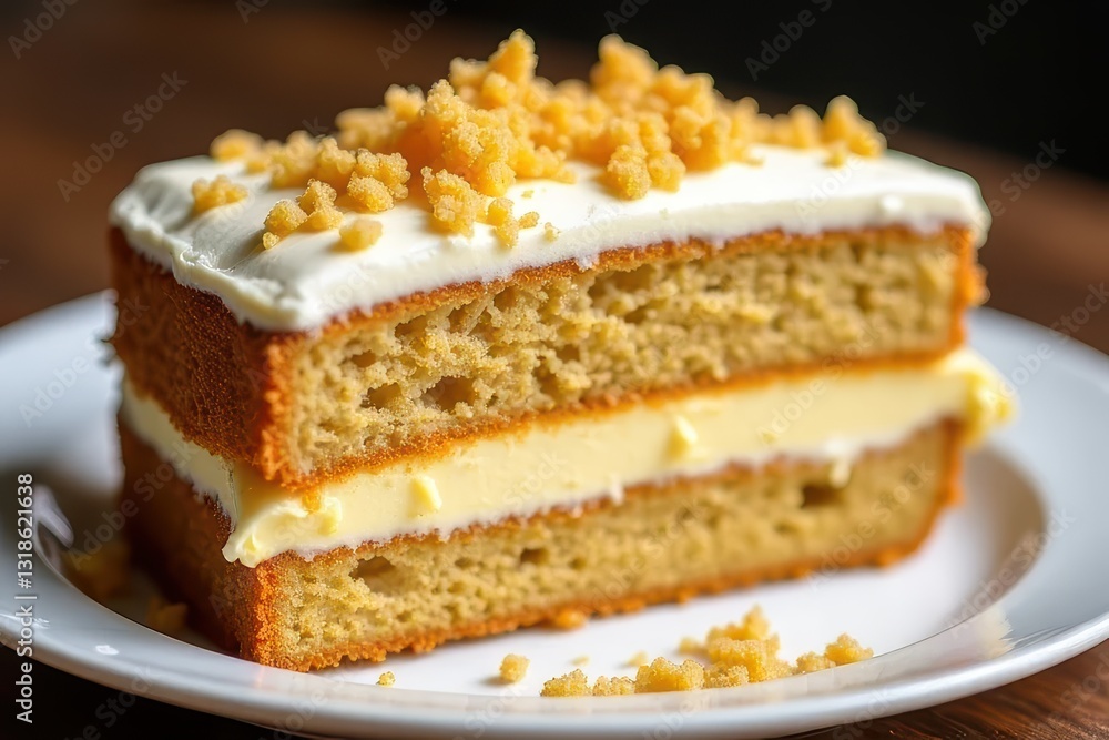 Delicious Tres Leches Cake Photography for Food Advertisement Delicious Tres Leches Cake Photography for Food Advertisement