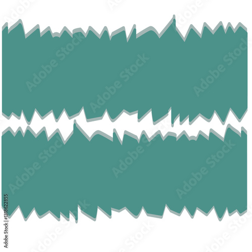 Torn sheets of paper