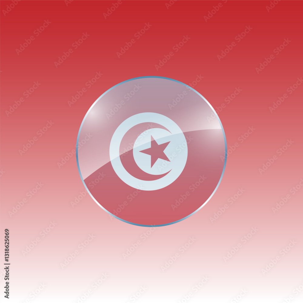 Tunisia flags design vector illustration graphic of glossy buttons with identification pin vector illustration Tunisia flags design vector illustration graphic of glossy buttons with identification pin vector illustration