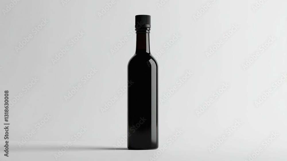 Dark bottle studio mockup, design Dark bottle studio mockup, design