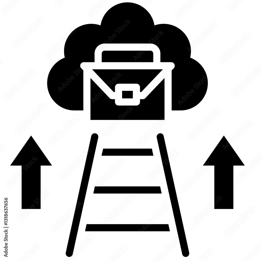 Career Advancement Icon Career Advancement Icon