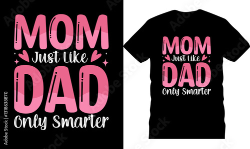 trendy mom typography t-shirt design