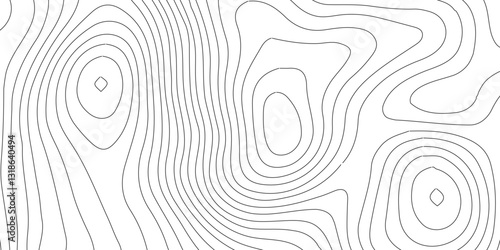 Topographic map patterns, topography line map,Topographic map and landscape terrain texture grid,Abstract geometric topographic contour map background.