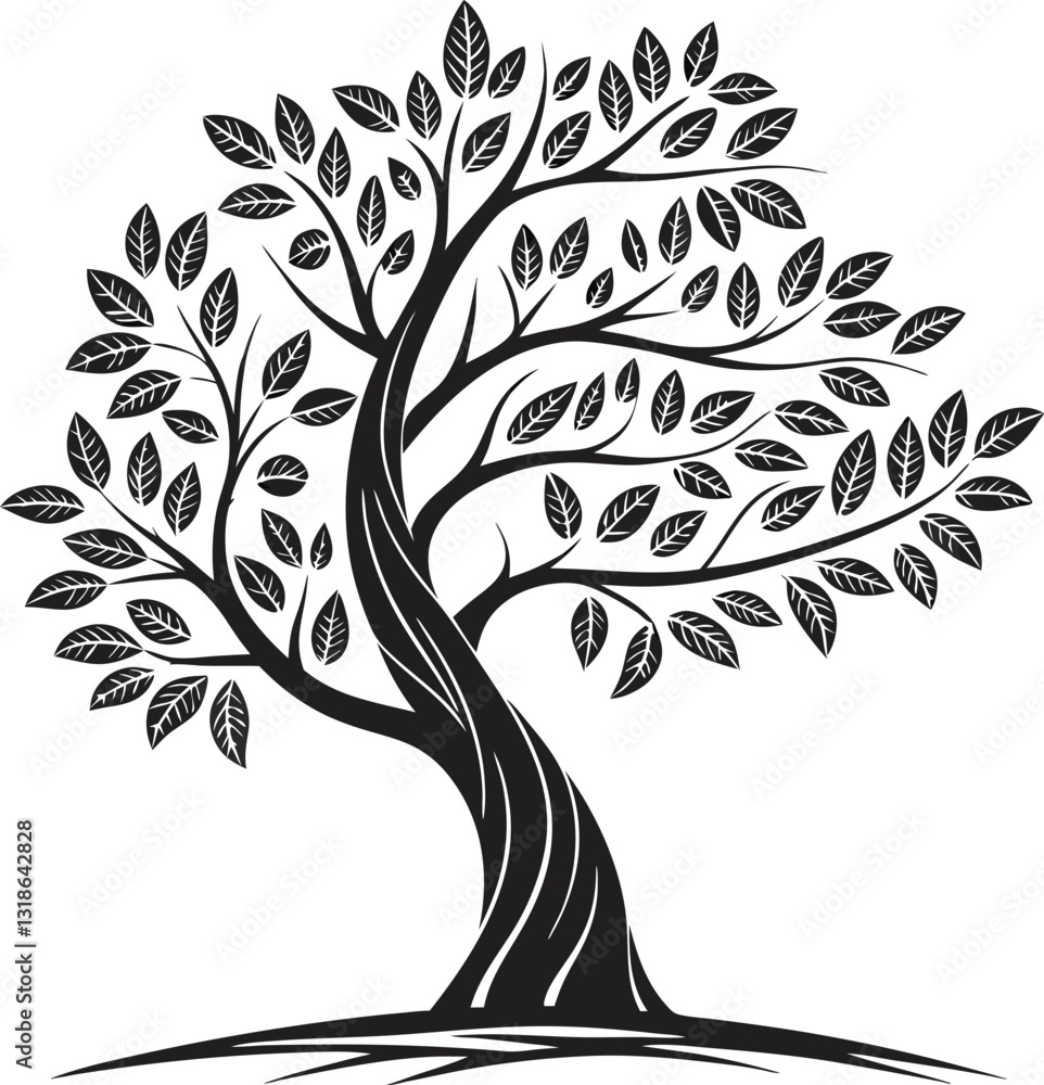 Obraz premium Tree silhouette