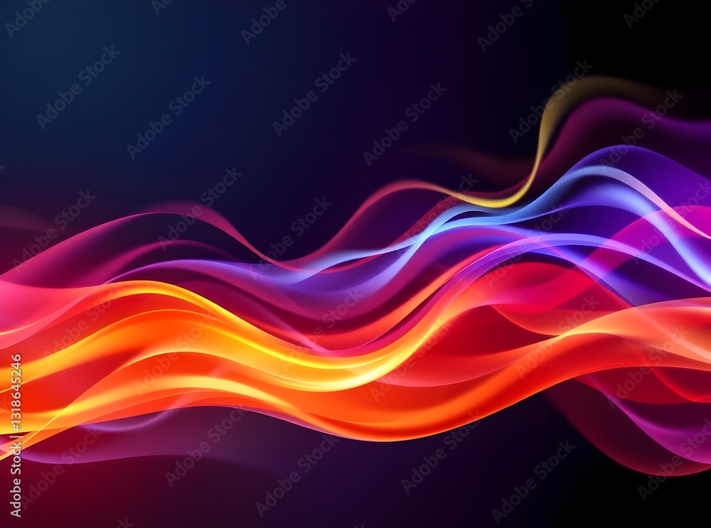 Obraz premium Colorful Flame Abstract background, Colorful Smoke, Artisitc Colorful Smoke Background 7