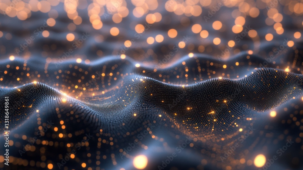 Glowing Data Stream Glowing Data Stream