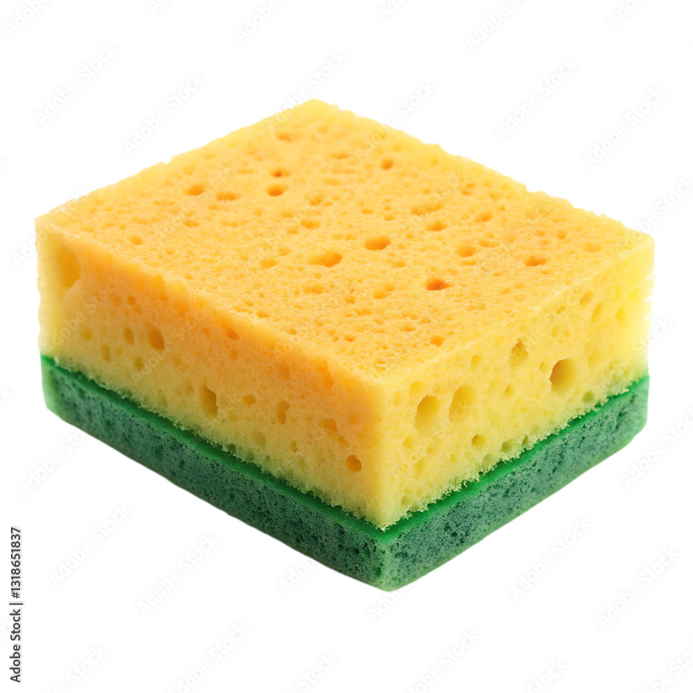 sponge isolated on white background sponge isolated on white background