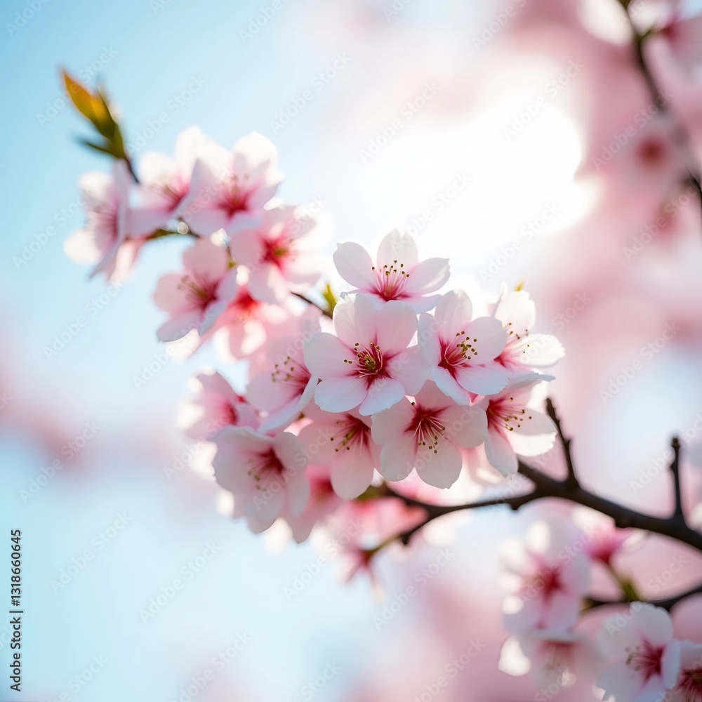 Obraz premium pink cherry blossom