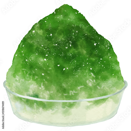 宇治抹茶のかき氷1杯