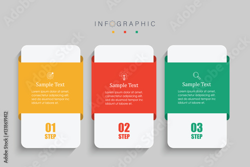 modern text box template, banner Infographics