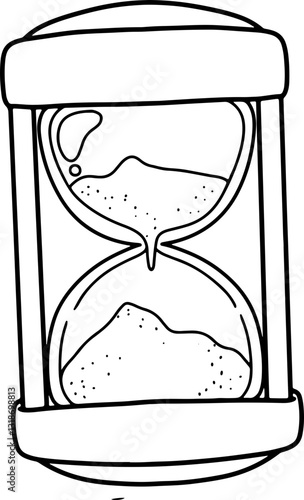 doodle hourglass