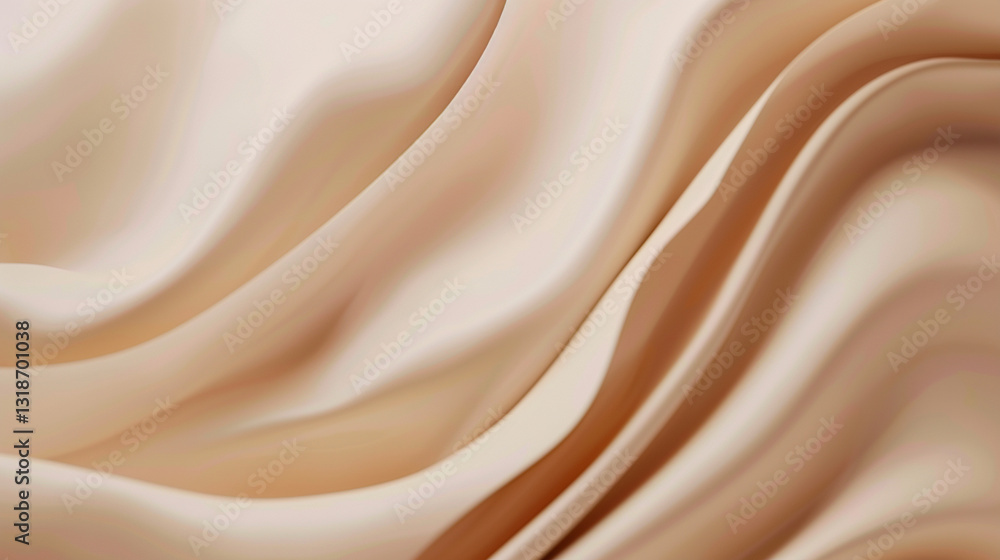 Fototapeta premium Smooth Beige and Brown Gradient Background, Neutral Elegant Tone