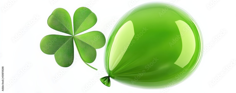 St. Patrick's Day Shamrock Balloon Vector Design for Festive Irish Party Celebrations St. Patrick's Day Shamrock Balloon Vector Design for Festive Irish Party Celebrations