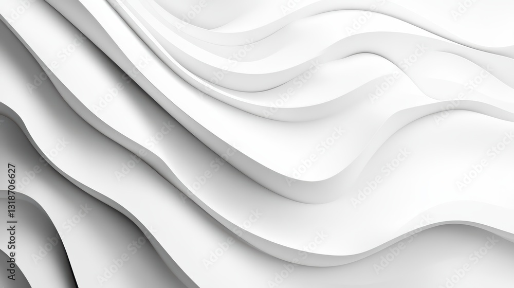 Abstract white wave pattern background Abstract white wave pattern background