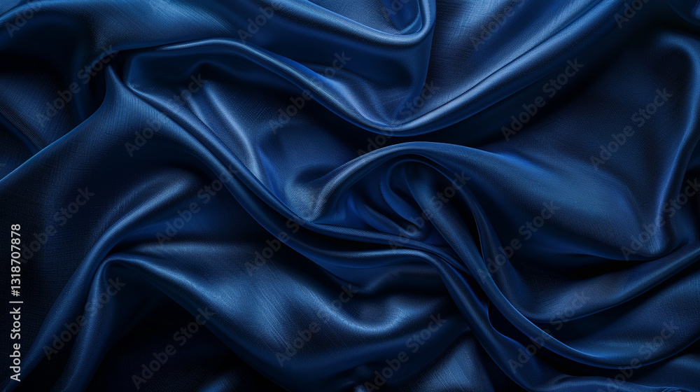 Obraz premium Rich Deep Navy Background, Professional Smooth Texture