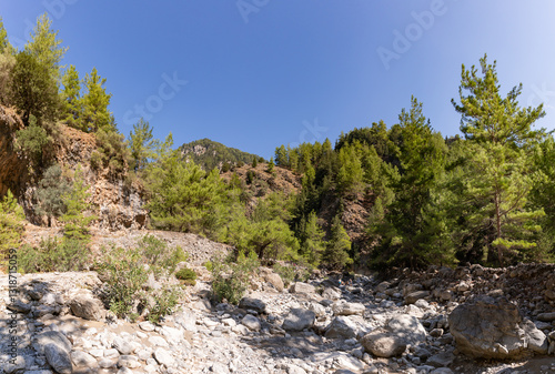 Obraz na płótnie Samaria Gorge Landscape w salonie