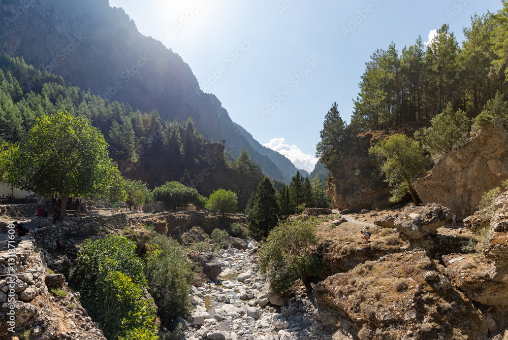 Samaria Gorge Landscape
