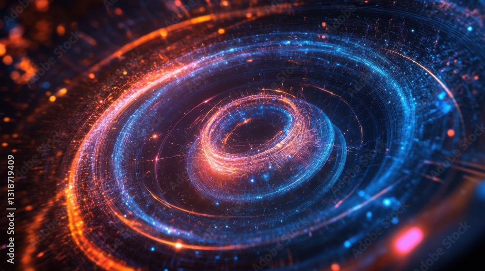 Obraz premium Quantum computing holds the key to solving complex computational problems.