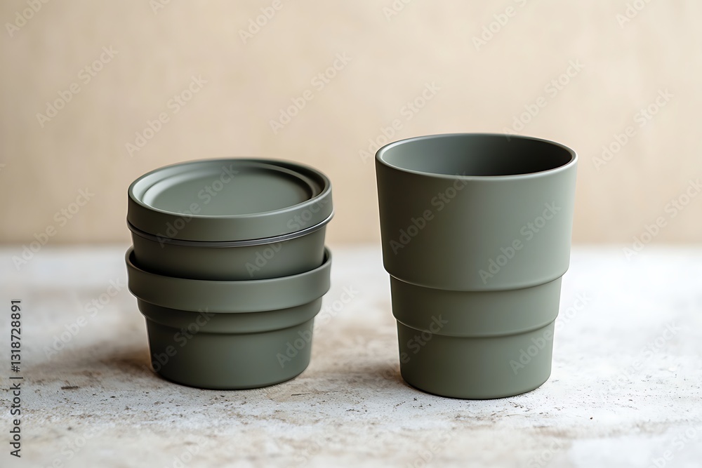 Stylish Stackable Food Containers Set - Modern Kitchen Essentials Stylish Stackable Food Containers Set - Modern Kitchen Essentials