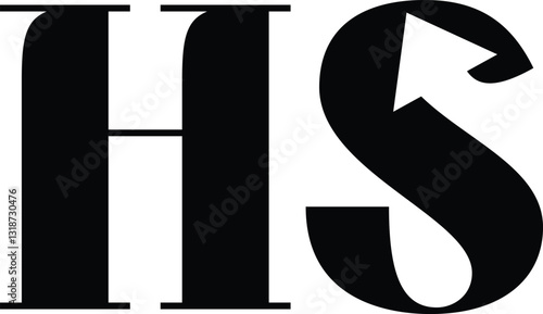 letter s arrow recycle or exchange logo with vector file.