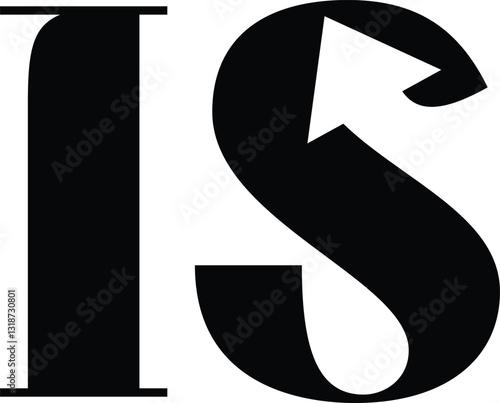 letter s arrow recycle or exchange logo with vector file.