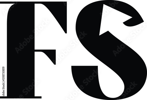 letter s arrow recycle or exchange logo with vector file.