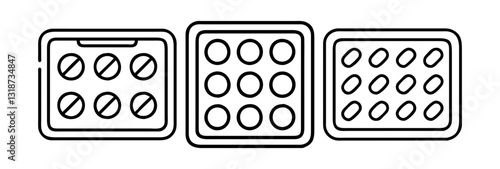 baking sheet icon, baking sheet line art - simple line art of baking sheet, perfect for baking sheet logos and icons