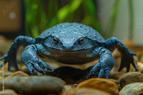 An African clawed frog in a...